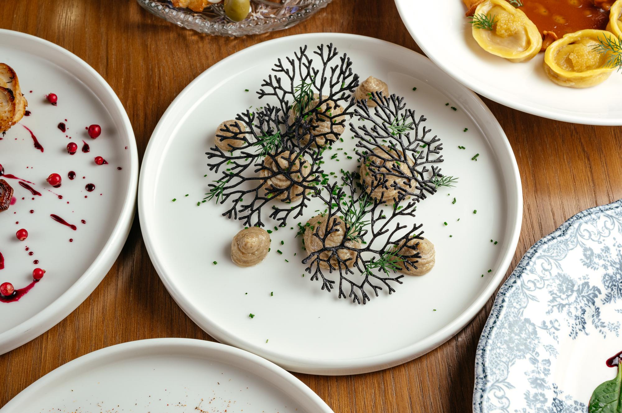Plated seasonal tasting menu